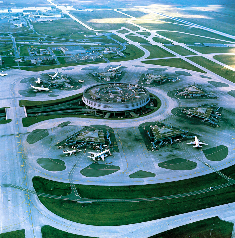 Paul Andreu, Charles de Gaulle-flyplassen i Roissy, terminal 1, 196774.