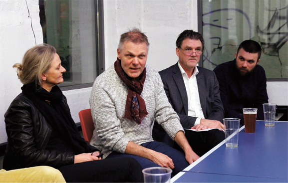 Gudrund Molden, Arne Smedsvig, Geir Brekke og Philip Kvalbein Hauge.