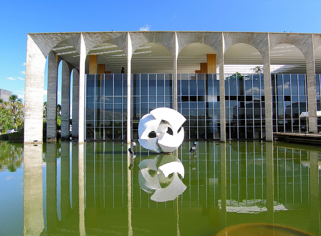 Brasilia II: Utenriksdepartementet.Foto: Eraldo Peres/AP.