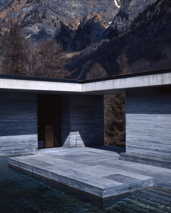 Kurbad i Vals, arkitekt Peter Zumthor.