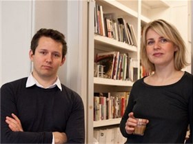 Vilhelm Christensen og Johanne Borthne fra Superunion architects. Foto: Arne B. Langleite