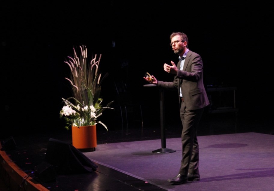 - Der folk bor tett, er man mer produktive enn andre steder, sa Bernt Sverre Mehammer, samfunnsøkonom i Cowi. Foto: Ingebjørg Semb. - Der folk bor tett, er man mer produktive enn andre steder, sa Bernt Sverre Mehammer, samfunnsøkonom i Cowi. Foto: Ingebjørg Semb.