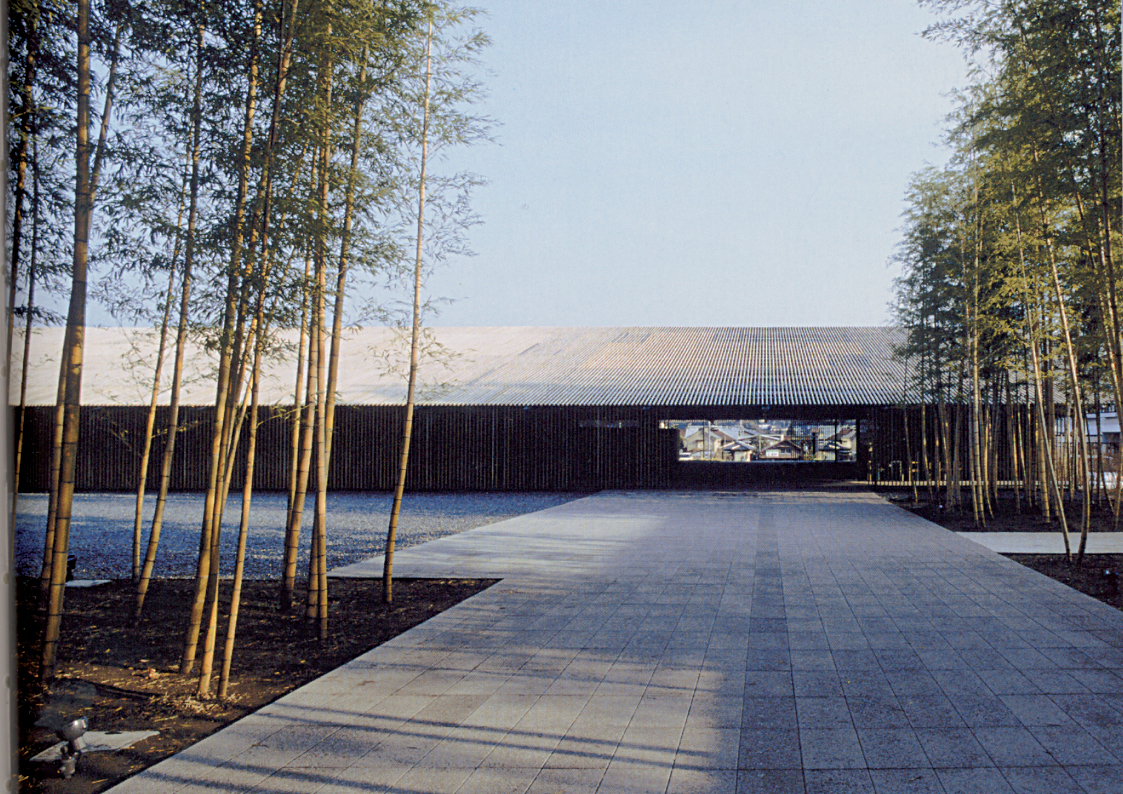 Hiroshige-museet, Batou, byggeår 2000. Arkitekt: Kengo Kuma. 
Foto: Fujitsuka/Asakawa.
