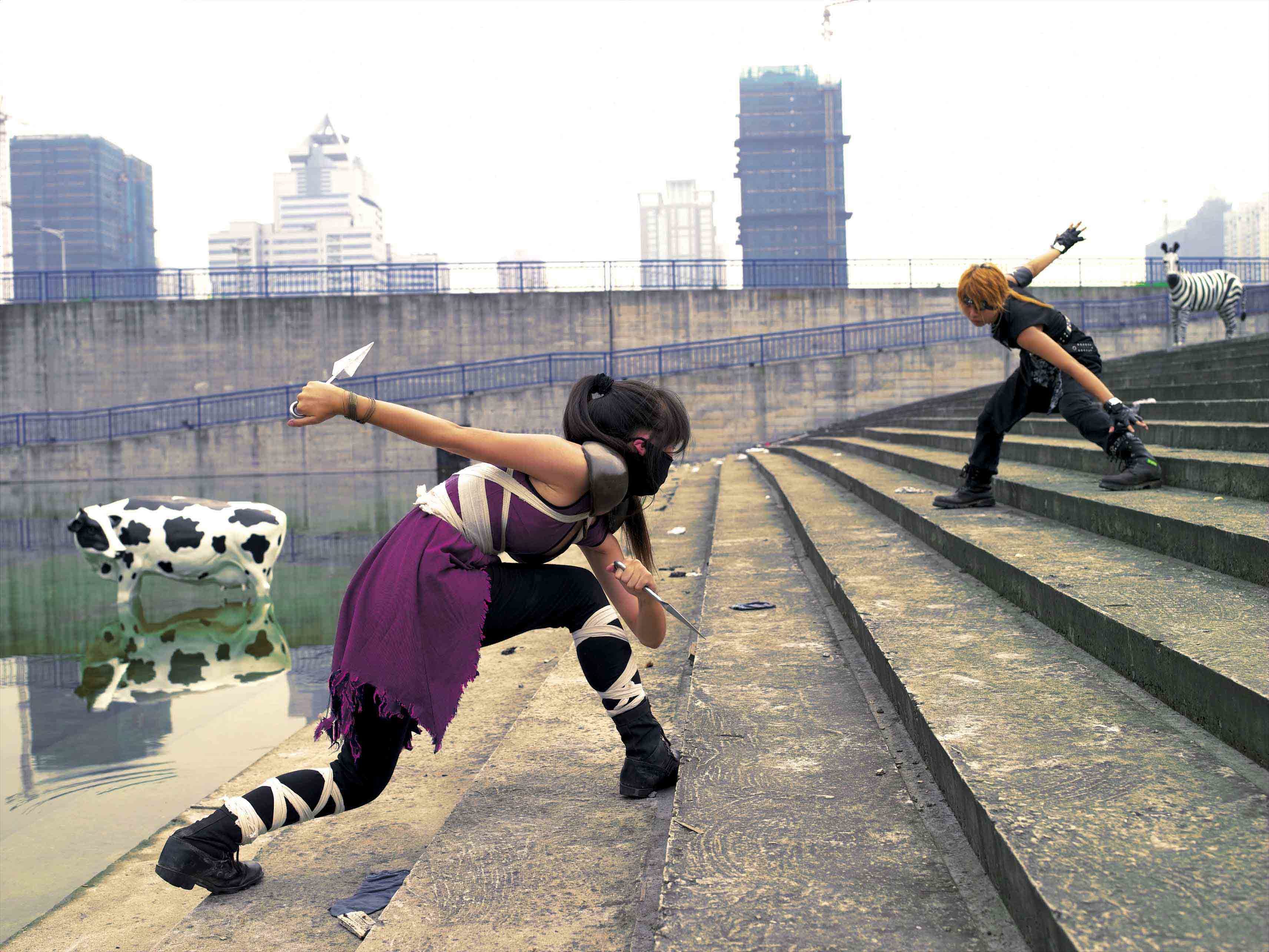 På utstilling I. Cao Fei: Deep Breathing (COSPlayers Series) 2004. Digital c-print, 74 x 100 cm. Courtesy of the artist and Lombard-Freid Projects © 2006 Cao Fei.