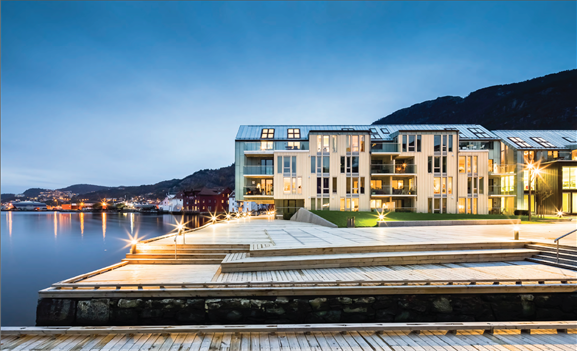 Sandviken Sjøfront, Sandviksbodene 1. Arkitekt: Rambøll Norge AS v/ Lillian Lotsberg, Torstein Skauge. Foto: Hundven-Clements Photography Sandviken Sjøfront, Sandviksbodene 1. Arkitekt: Rambøll Norge AS v/ Lillian Lotsberg, Torstein Skauge. Foto: Hundven-Clements Photography