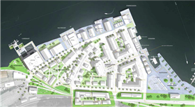 Utkastet til JAJA berømmes for sin bearbeidelse og foredling av Åndalsnes´ iboende kvaliteter.
Illustrasjon: Arkitekten Utkastet til JAJA berømmes for sin bearbeidelse og foredling av Åndalsnes´ iboende kvaliteter.
Illustrasjon: Arkitekten