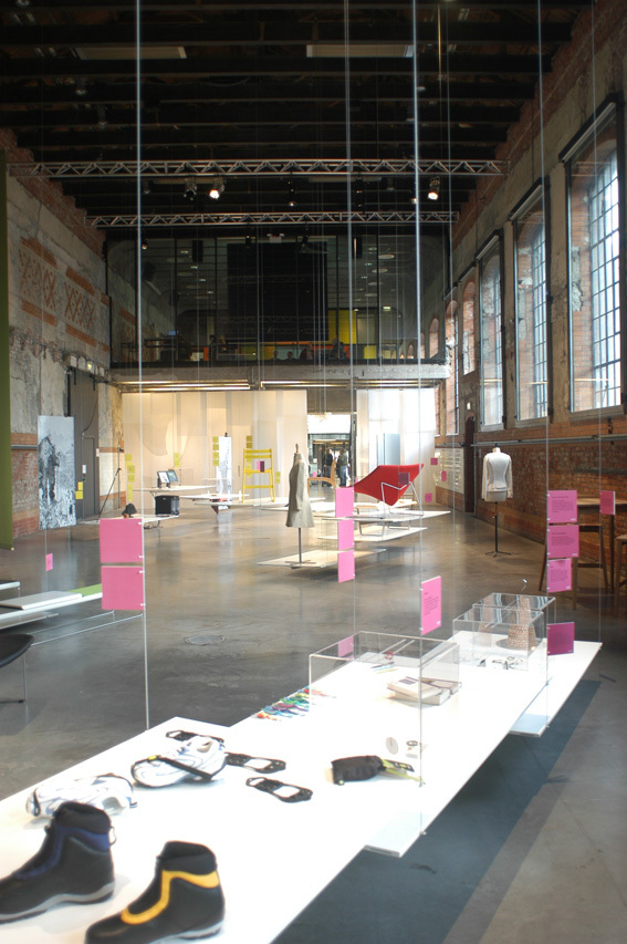 Fra utstillingshallen i Hausmannsgate 16, der sporene etter den tidligere transformatorstasjonen fortsatt er tydelige.