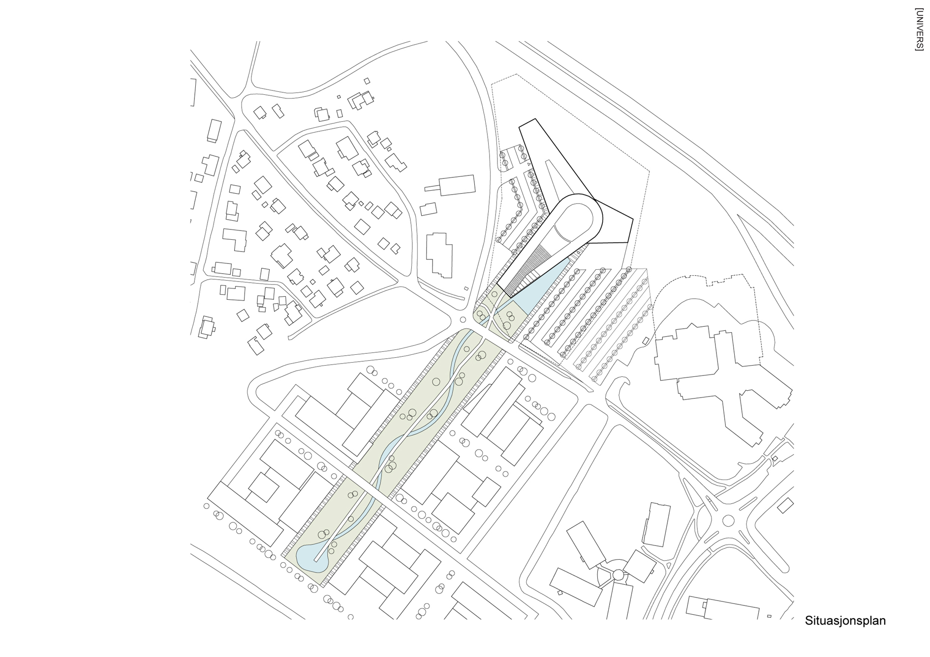 Situasjonsplan. Ill.: Arkitekten.