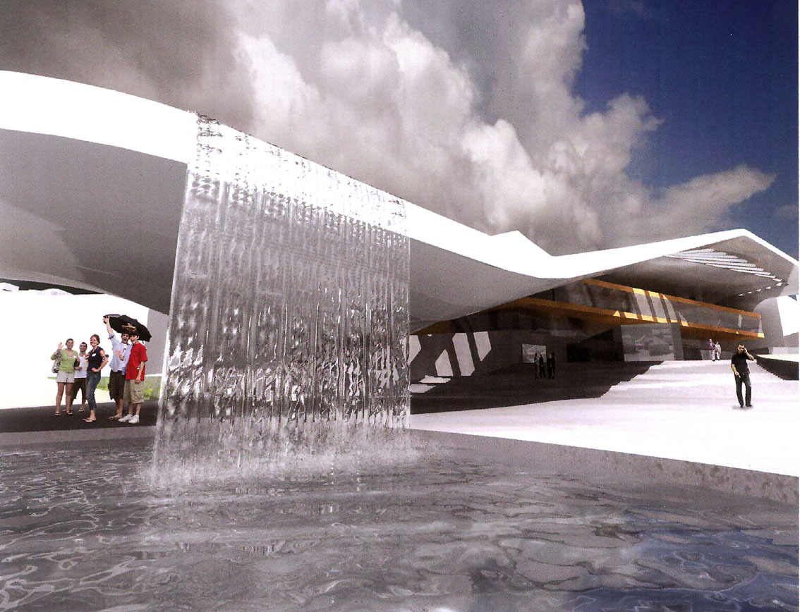 Snøhetta vant den begrensete konkurransen om ny Kunsthøgskole i Bergen, der fem av sju inviterte deltakere var utenlandske firma. Utslag av norsk proteksjonisme? Ill.: Snøhetta AS.