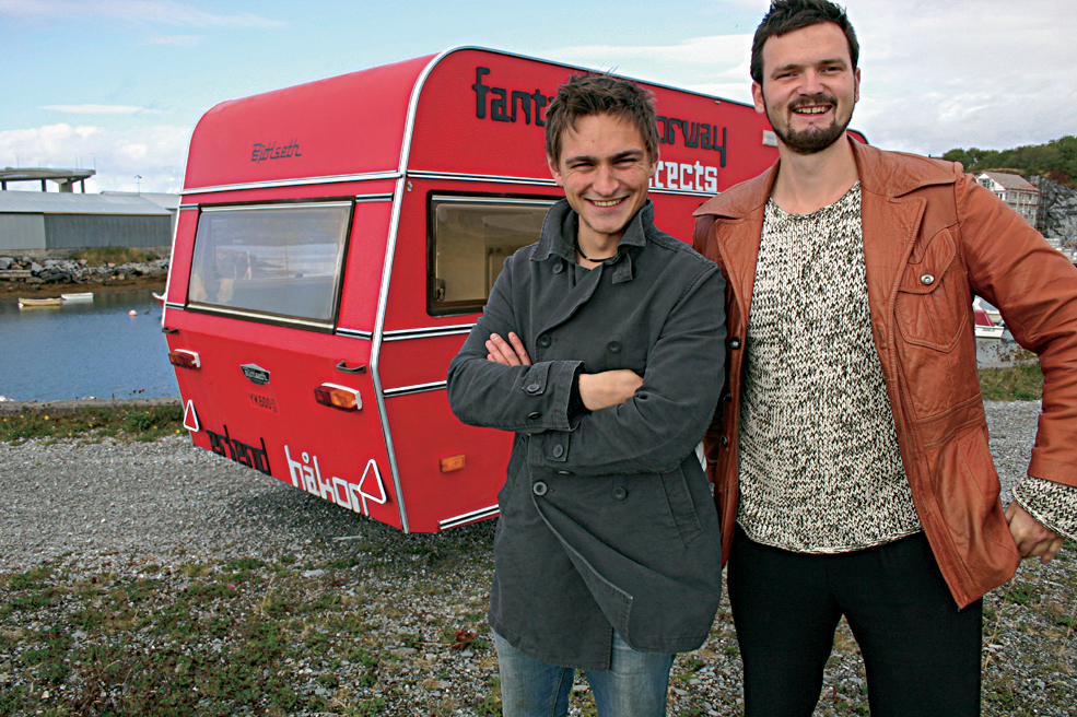 Håkon Matre Aasarød (t.v.) og Erlend Blakstad Haffner i Fantastic Norway skal på svensk arkitekturdag. Håkon Matre Aasarød (t.v.) og Erlend Blakstad Haffner i Fantastic Norway skal på svensk arkitekturdag.