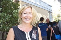 Professor Mari Lending har to favoritter på biennalen hittil. Foto: Ingebjørg Semb Professor Mari Lending har to favoritter på biennalen hittil. Foto: Ingebjørg Semb