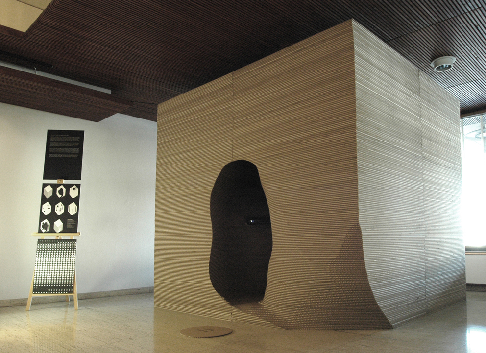 Mafoombey, arkitekt Martti Kalliala og Esa Ruskeepää.