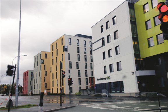 Studentby ved Lerkendal. Foto: Ingebjørg Semb Studentby ved Lerkendal. Foto: Ingebjørg Semb