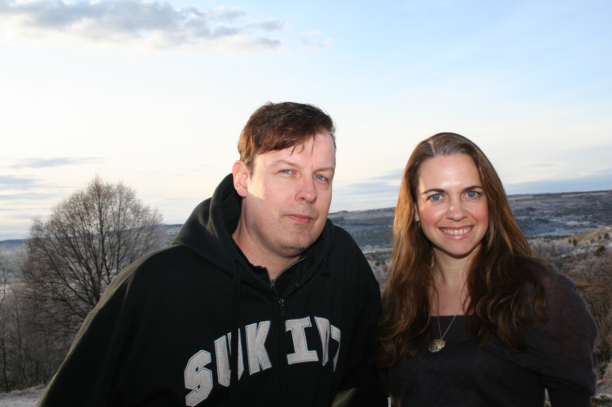 Art Directors Halvor Bodin og Claudia Sandor fortalte om tankene bak livstilsmagasinet .no som har sitt hovedkontor på Røros. Foto: Grete Kristin Hennissen