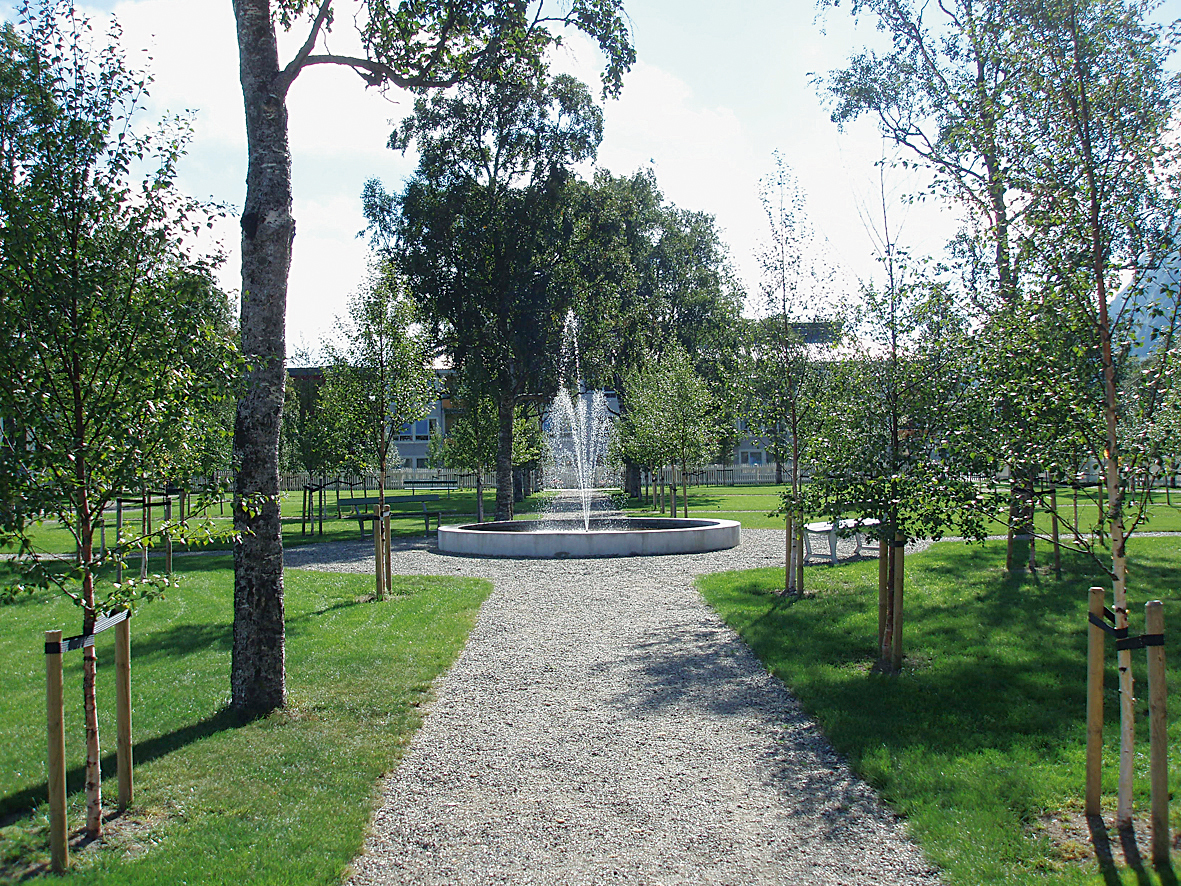 Byparken i Mosjøen. Foto: Ragna Berg.