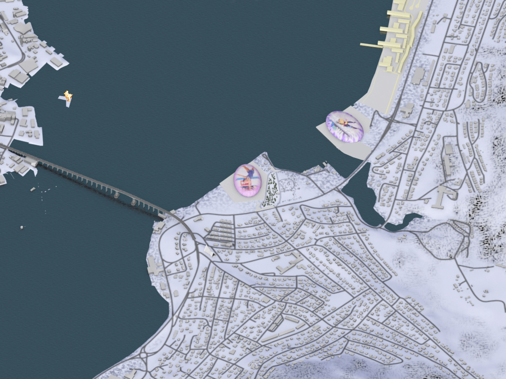 Mandelahallen. Situasjonsplan: Borealis Arkitekter AS. Ill.: 70°N arkitektur as/Rambøll Mapping AS.