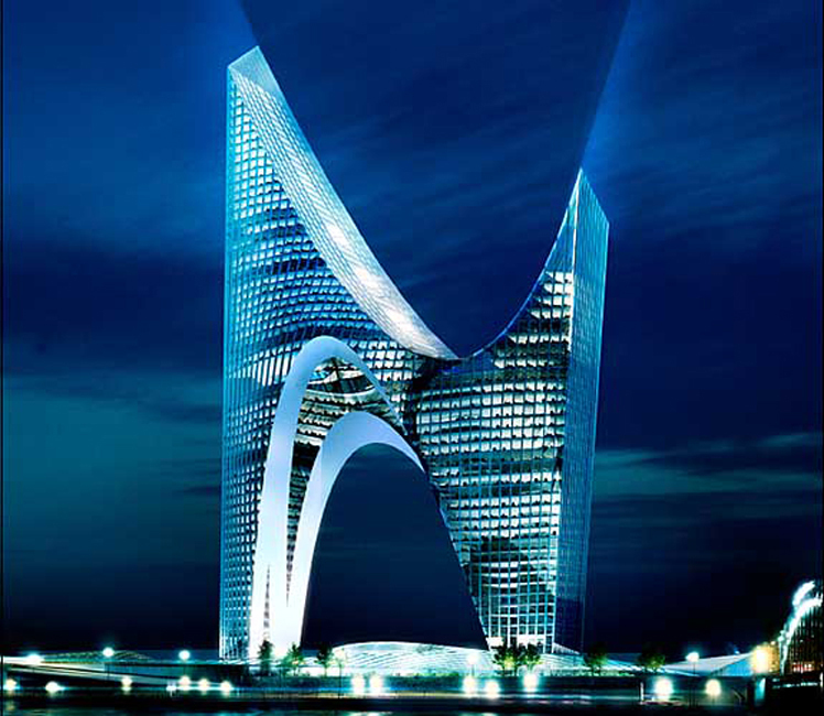 Daniel Libeskind i St. Petersburg. Daniel Libeskind i St. Petersburg.