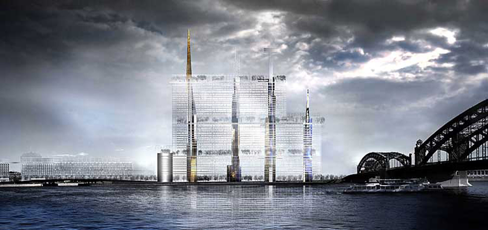 Jean Nouvel i St. Petersburg. Jean Nouvel i St. Petersburg.