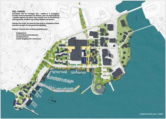 Situasjonsplan. Illustrasjon: Arkitekten Situasjonsplan. Illustrasjon: Arkitekten