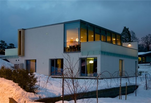 Villa Gjensyn vant årets murverkspris, som deles ut i et samarbeid mellom Norske arkitekters landsforbund og Norsk Murforum. Foto: Nils Petter Dale Villa Gjensyn vant årets murverkspris, som deles ut i et samarbeid mellom Norske arkitekters landsforbund og Norsk Murforum. Foto: Nils Petter Dale