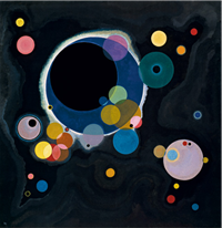 Vasily Kandinskys «Several Circles» fra 1926. Foto: Museet Vasily Kandinskys «Several Circles» fra 1926. Foto: Museet