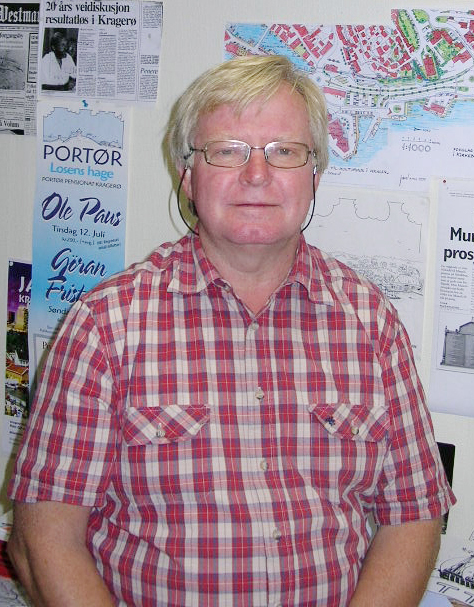 Jan Abrahamsen er kommunearkitekt i Kragerø, og opplever at han er helt sentral for kommunens evne til å kommunisere med utbyggere og andre arkitekter. Foto: Lise Almqvist.