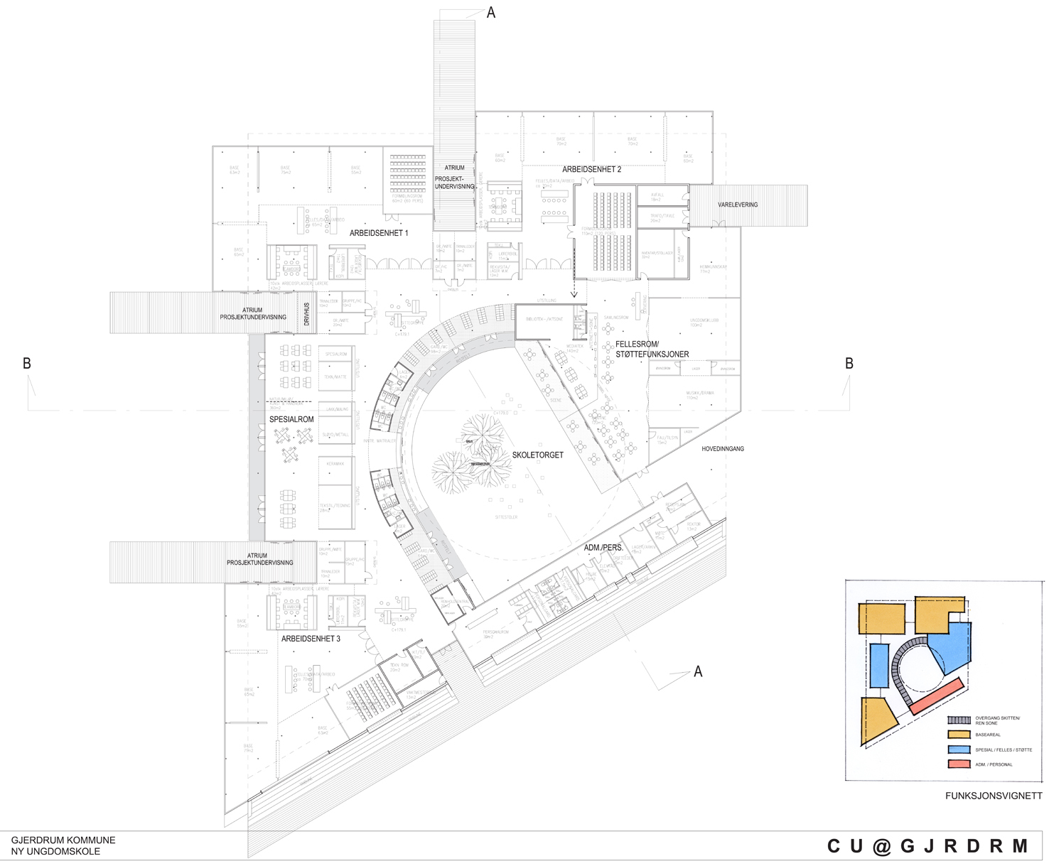 Situasjonsplan. Ill.: Arkitekten.