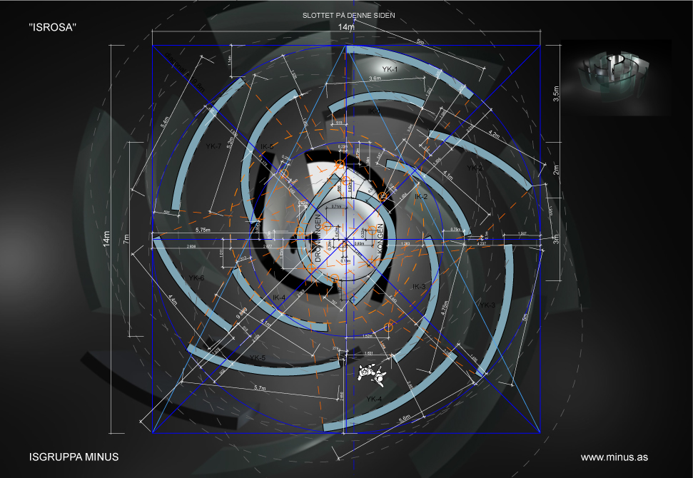 Plan, Isrosen. Ill.: Martin Glomnes/VINDVEGGEN Arkitektkontor.