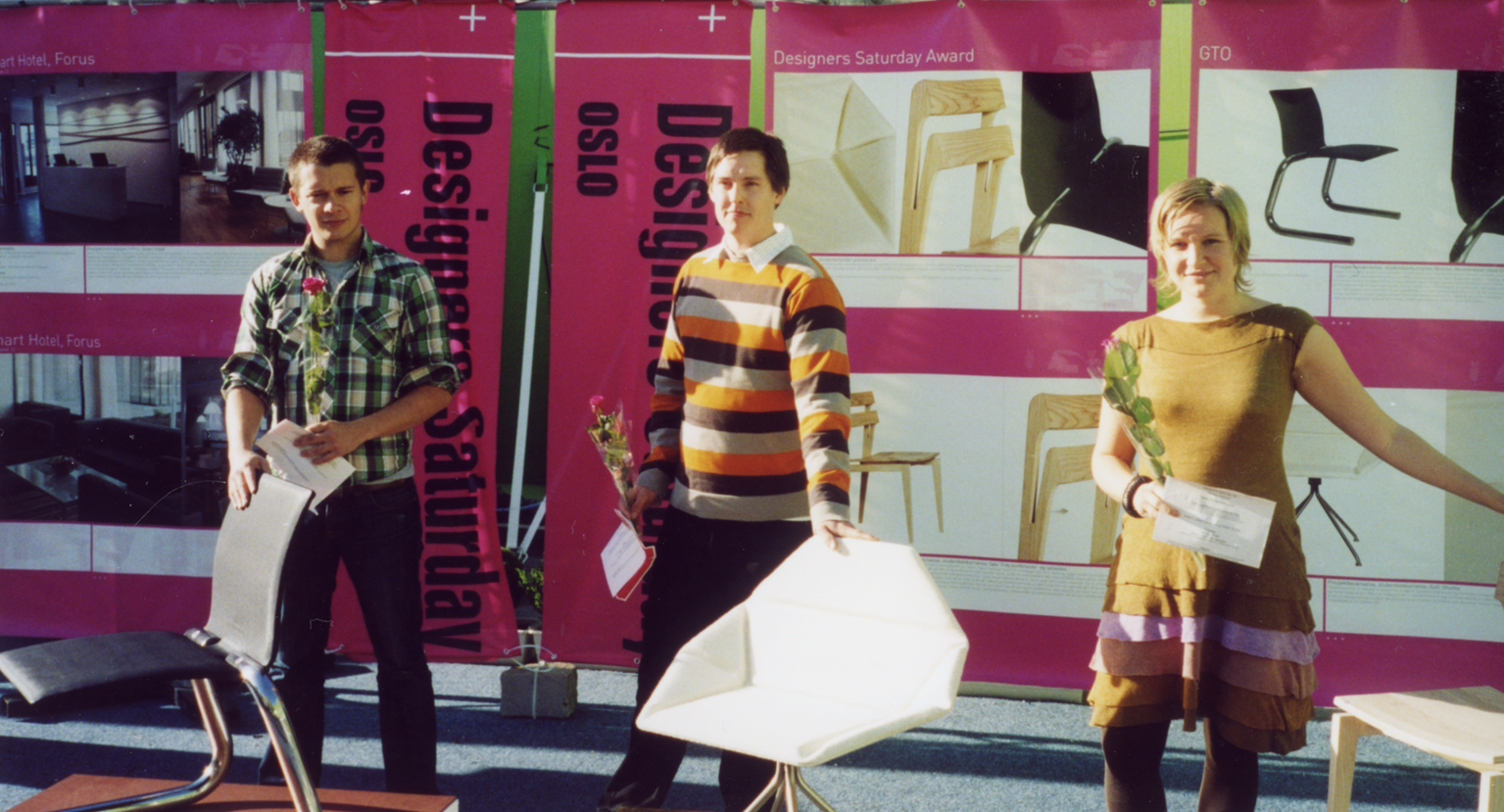 Lars Tornøe, Geir Sætveit og Siv Lier Jahnsen stakk av med studentpremiene. Foto: Magdalena Eckersberg.