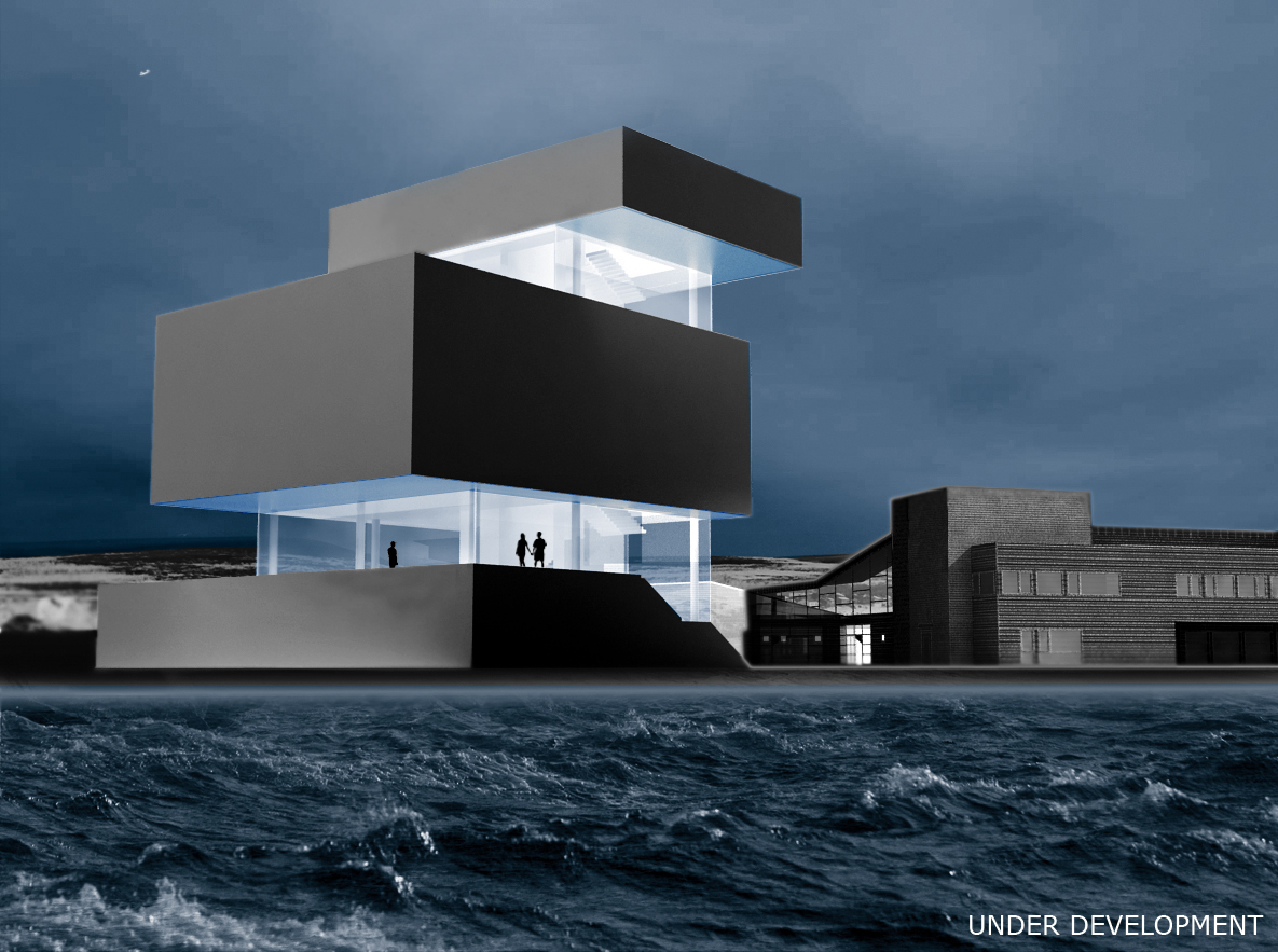 Bearbeidet utkast til Kvenmuseet. Perspektiv natt. Ill.: a-lab.