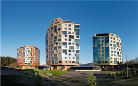 Hedrende omtale: Tre tårn Rundeskogen i Sandnes kommune.