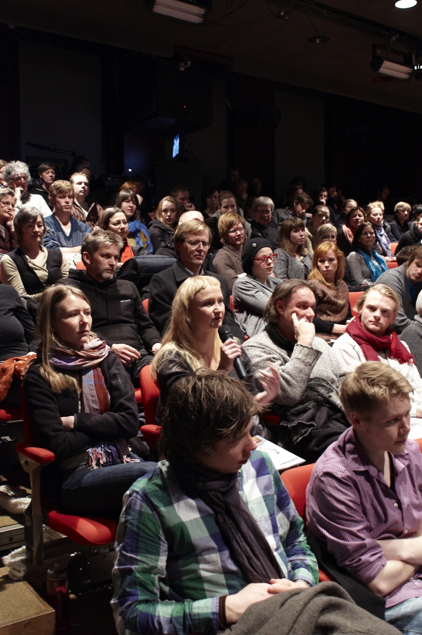 Publikum deltok aktivt. Foto: Are Carlsen