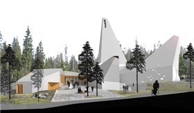 Nye Våler kirke er mistenkelig lik deres eget utkast til Hatlehol kirke i Ålesund, mener arkitekt Cornelis + Vöge. Illustrasjon: Cornelis + Vöge Nye Våler kirke er mistenkelig lik deres eget utkast til Hatlehol kirke i Ålesund, mener arkitekt Cornelis + Vöge. Illustrasjon: Cornelis + Vöge