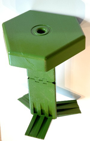 «Chapeaukrakk»  Lars Urheims sammenleggbare krakk som fikk BiRs miljøpris. (Foto: KHiB)