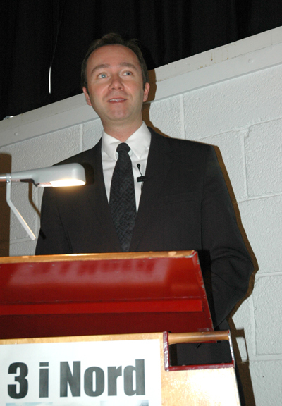  Når presidentvalget i NAL blir en snakkis, vet man at arkitektur er i vinden, sa Giske. Foto: Olav Ødegården