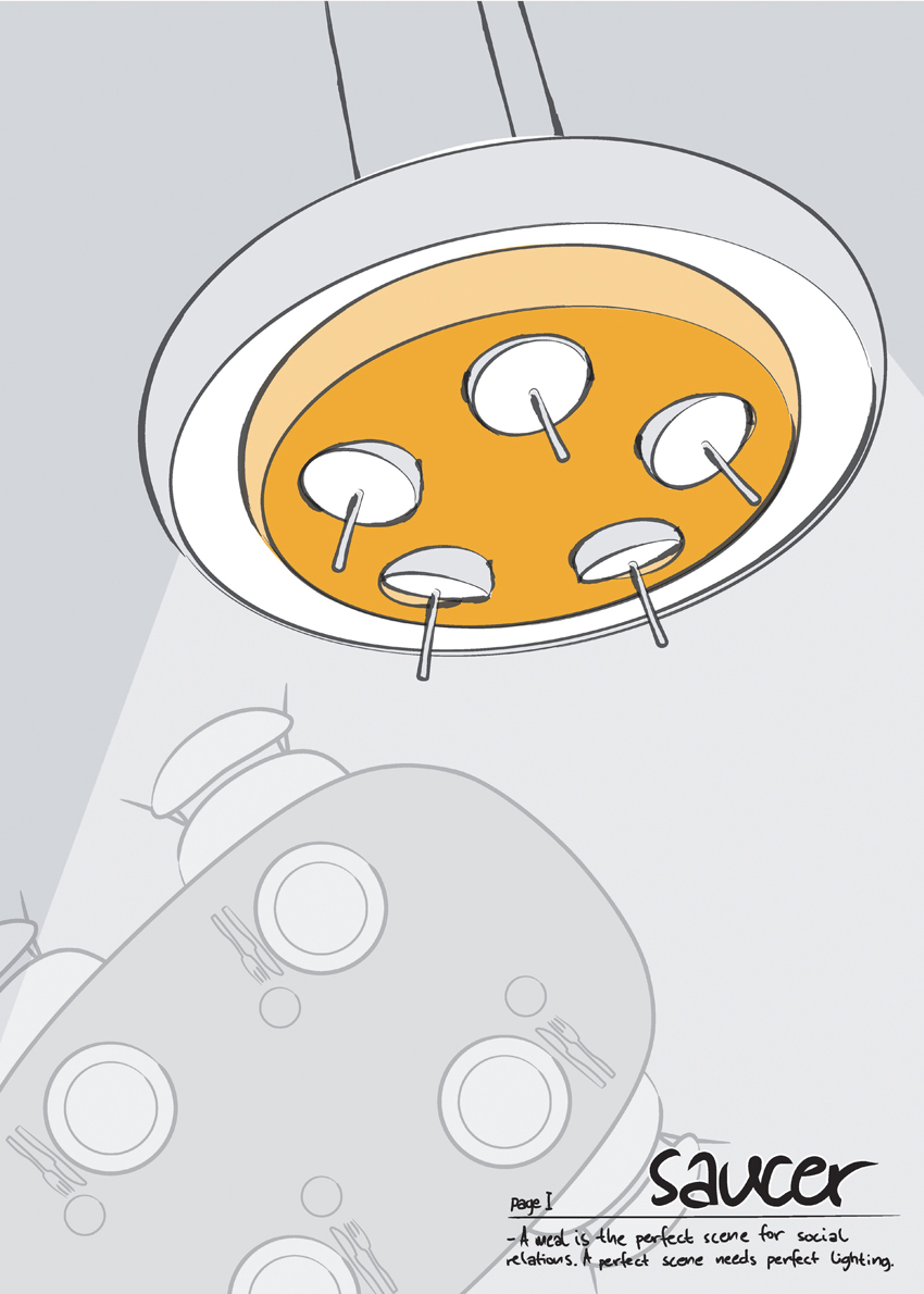 Vidar Laksfors' Saucer fikk hedrende omtale. Ill.: Vidar Laksfors.