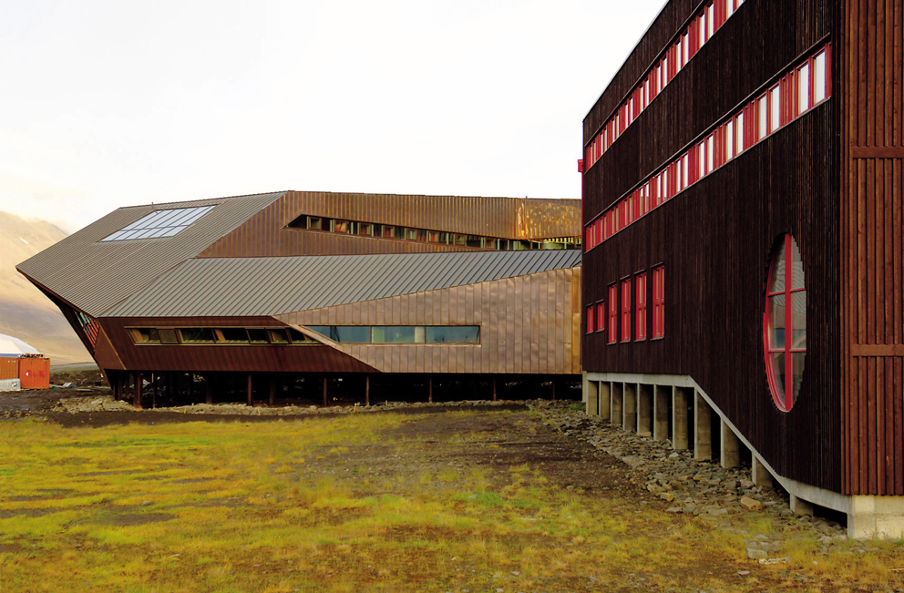 Svalbard forskningspark, arkitekt Jarmund/Vigsnæs AS. Foto: Nils Petter Dale.