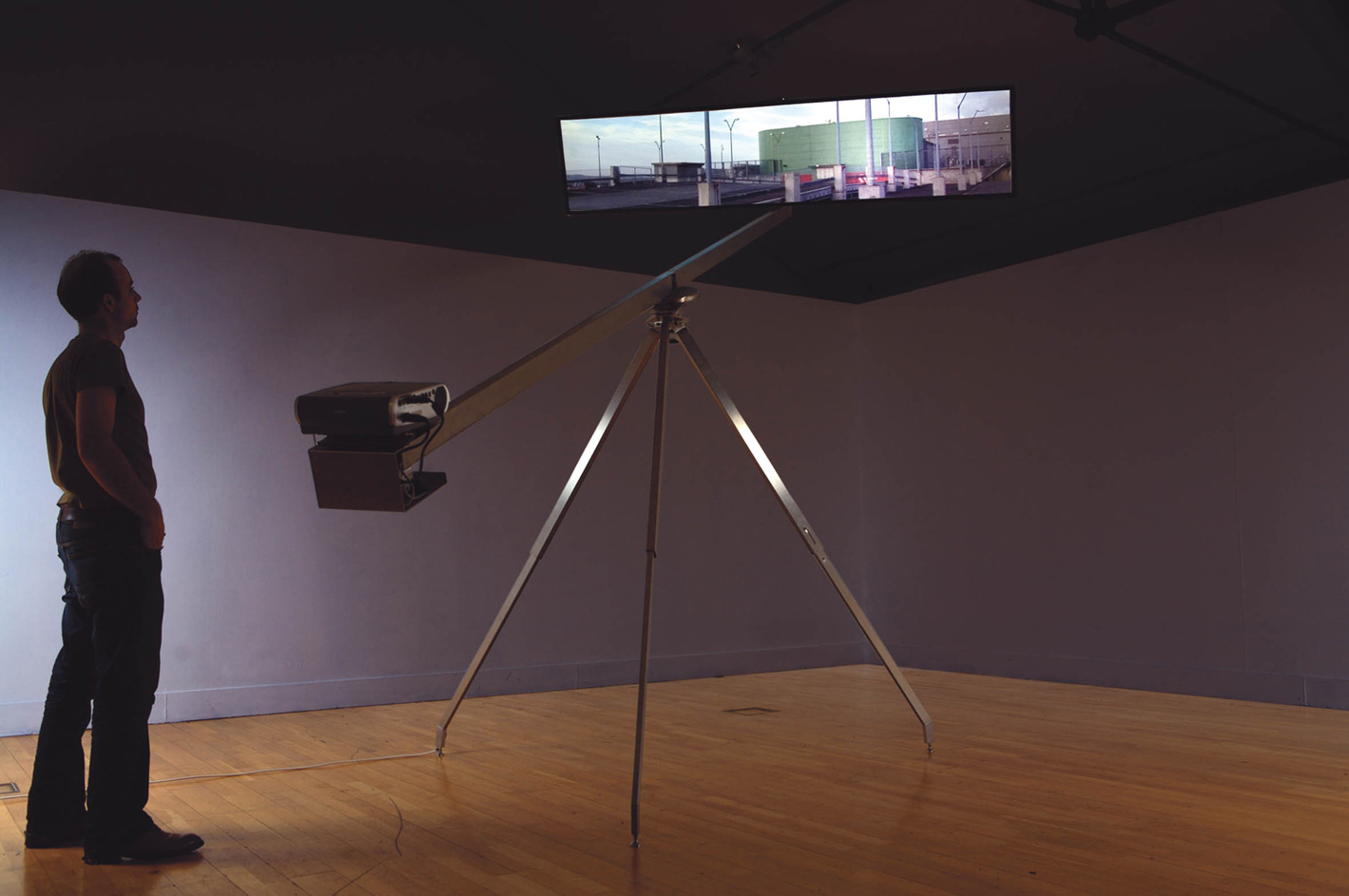 Old Town New Town No Town av GROSS. MAX. Installasjon inspirert av maleriet av «The study of St. Jerome» av Antonello da Messina (145660). Foto: Peter Dibdin. Old Town New Town No Town av GROSS. MAX. Installasjon inspirert av maleriet av «The study of St. Jerome» av Antonello da Messina (145660). Foto: Peter Dibdin.