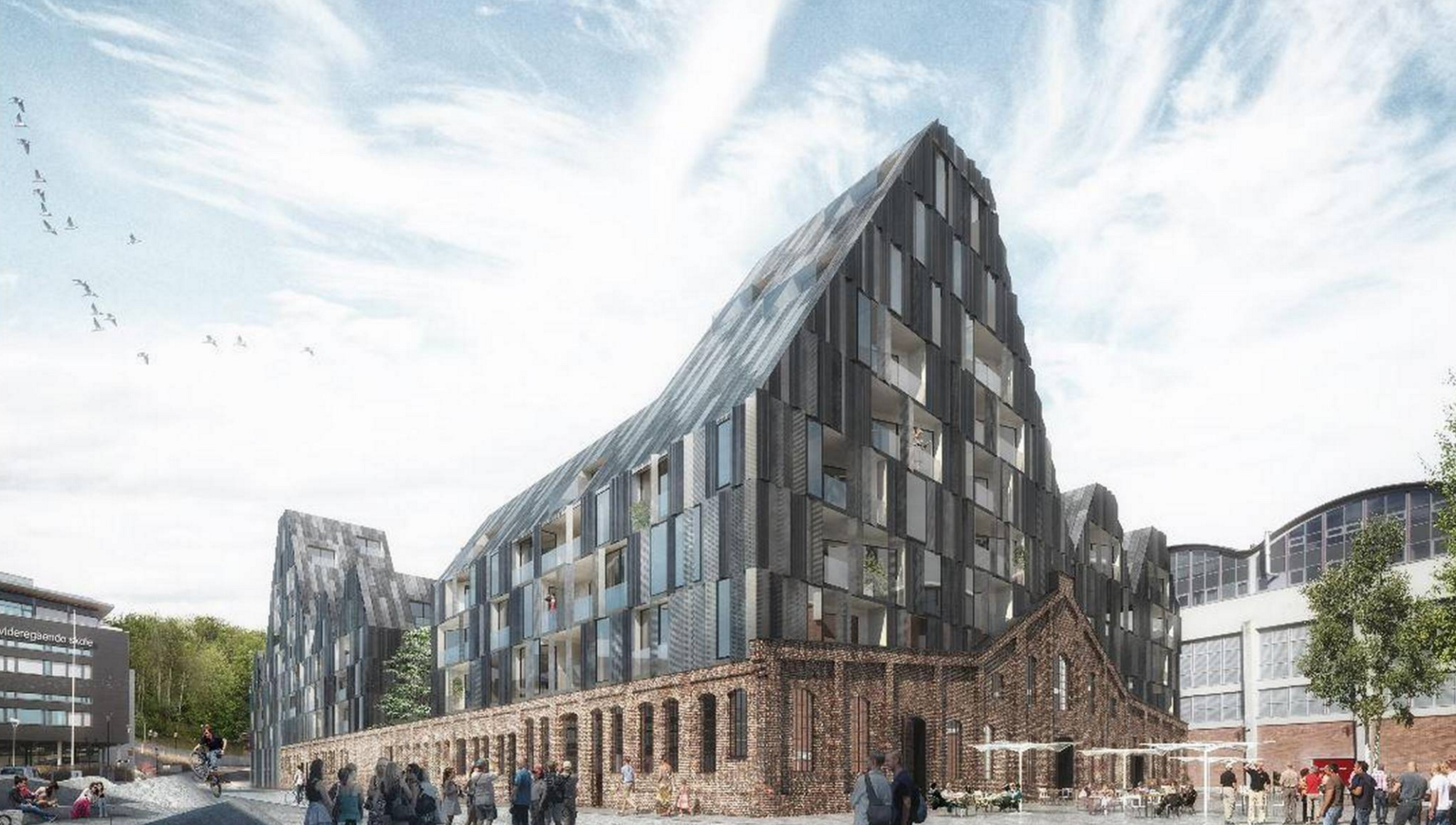 Forslaget «Byaktivaren». Arkitekt er foreløpig anonym. 