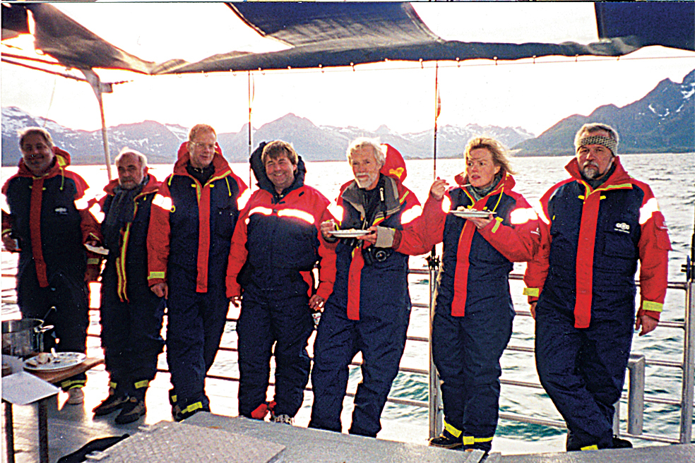 F.v.: Ulrik Linvald, Hans Christian Kirketerp-Møller, Staffan Carenholm, Dag Bastholm, Christer Fritzell, Mette Carstad, Geir Sør-Reime.