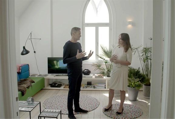 Reiulf Ramstad og Charlotte Thiis-Evensen møtes i episode to i neste uke. Foto: NRK