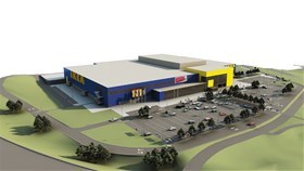 Slik skal nye Ikea Forus se ut. Foto: Ikea Slik skal nye Ikea Forus se ut. Foto: Ikea