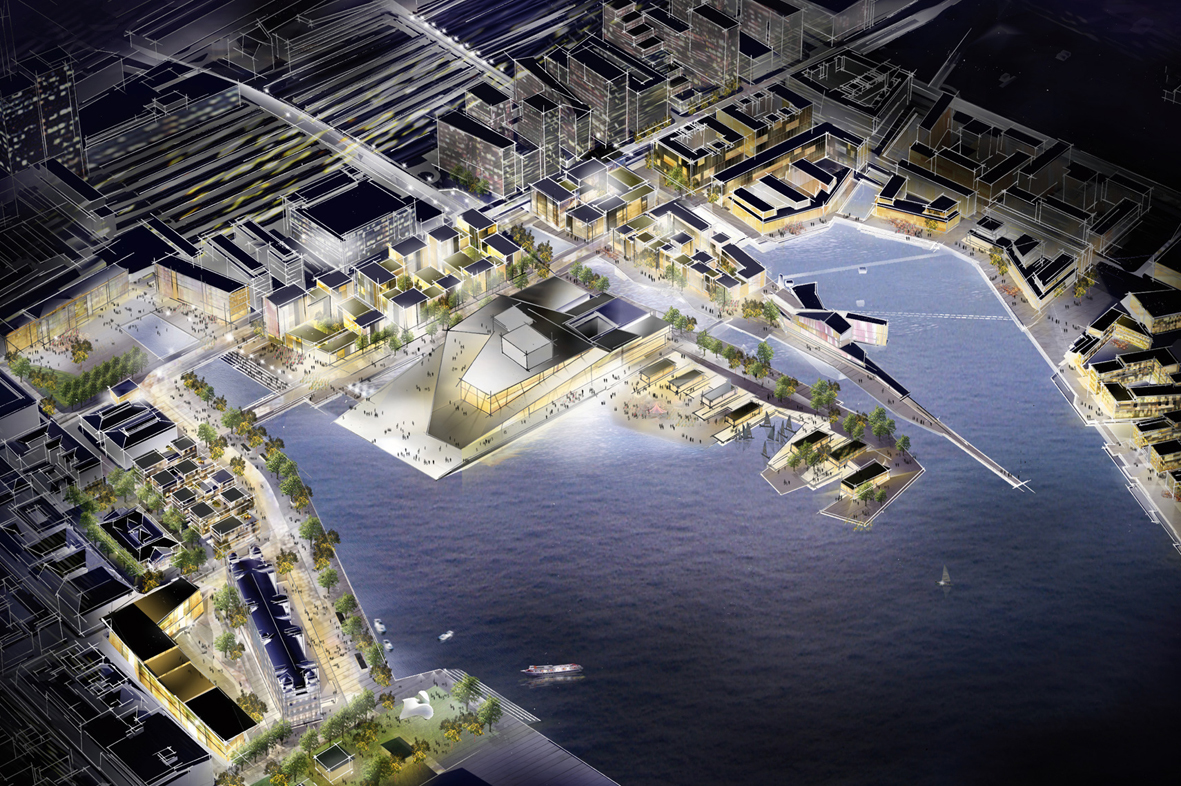 Forslag utarbeidet av Gehl Architects sammen med Benisch Architekten og Trans Solar.