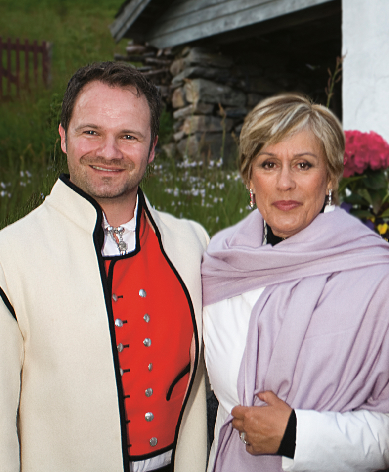 Kiri Te Kanawa satte pris på besøket hos arkitekt Yngve Brakstad. Foto: Petter Solheim.