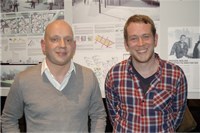 Arild Eriksen og Joakim Skajaa. Foto: Grete Kristin Hennissen 