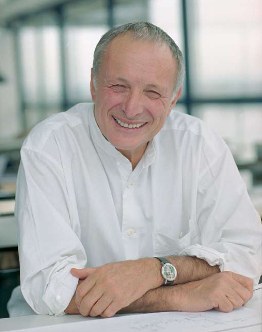 Pritzker-vinner 2007, Sir Richard Rogers. Foto: Dan Stevens/Richard Rogers Partnership.