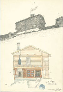 Carl Berner: Nore Stugo, Kruke i Heidal, 1899. ©Riksantikvaren