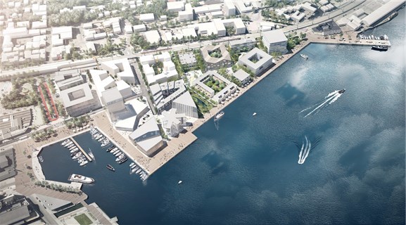 Havneparken i Sandnes.