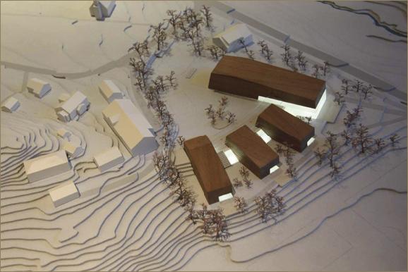 Modellbilde av vinnerprosjektet Modellbilde av vinnerprosjektet