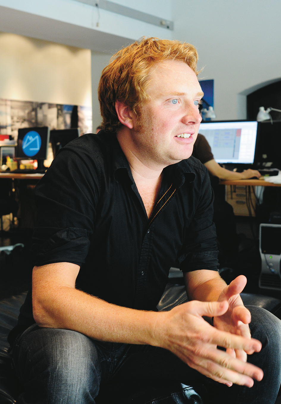 Landskapsarkitekt Knut Bjørgum setter pris på kontorets kollektive prosesser og tverrfaglighet.
Foto: Are Carlsen